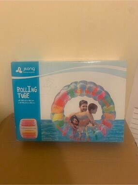 Swimming Pool Lake Pond Beach Giant Inflatable Water Wheel Raft Floating Toy